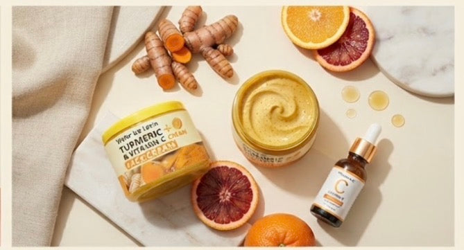 Turmeric & Vitamin C Anti-Aging Cream | Brightening, Firming & Deep Moisturizing · 50g