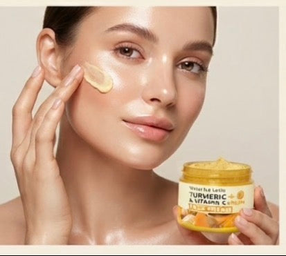 Turmeric & Vitamin C Anti-Aging Cream | Brightening, Firming & Deep Moisturizing · 50g